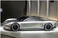 Mercedes-Benz Vision AMG concept side profile 